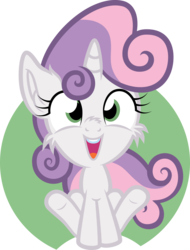 Size: 6000x7887 | Tagged: safe, artist:agamnentzar, sweetie belle, g4, absurd resolution, cute, diasweetes, female, fluffy, simple background, solo, transparent background, vector