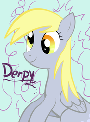 Size: 950x1300 | Tagged: safe, artist:leibi97, derpy hooves, pegasus, pony, g4, female, mare, solo
