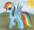 Size: 1099x983 | Tagged: safe, artist:liquidarrow-x, rainbow dash, g4, female, solo