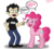 Size: 5500x5000 | Tagged: safe, artist:scobionicle99, pinkie pie, human, g4, absurd resolution, crossover, dan, dan vs, dialogue, speech bubble