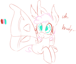 Size: 585x497 | Tagged: safe, artist:dotkwa, oc, oc only, oc:cinnamon, mothpony, original species, moth pony general, solo