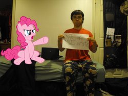 Size: 1024x768 | Tagged: safe, artist:pinkies-biggest-fan, pinkie pie, human, g4, bop it, brony, irl, irl human, photo, photoshop