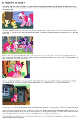 Size: 853x1234 | Tagged: safe, edit, edited screencap, screencap, pinkie pie, pound cake, pumpkin cake, twilight sparkle, earth pony, pony, baby cakes, g4, the last roundup, abdl, baby, baby pony, colt, desperation, diaper, diaper fetish, female, filly, foal, infantilism, mare, meta, need to pee, omorashi, op is a duck, op is trying to start shit, op is trying to start shit so badly that it's kinda funny, outhouse, potty dance, potty emergency, potty time, text, tl;dr