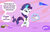 Size: 3201x2071 | Tagged: safe, artist:westernciv, opalescence, rarity, cat, pony, unicorn, g4, 2005, book, bow, bracelet, braces, brush, comb, cute, dialogue, high school, highschool, kitten, magic, necklace, peace, peace symbol, picture, school, speech bubble, telekinesis, text, younger