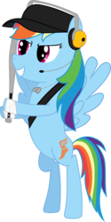 Size: 1500x3000 | Tagged: safe, artist:ghiacciocubo, rainbow dash, g4, female, scout (tf2), solo, team fortress 2, valve