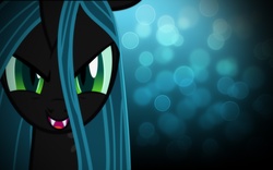 Size: 1920x1200 | Tagged: artist needed, source needed, safe, queen chrysalis, changeling, changeling queen, g4, abstract background, female, looking at you, smiling, solo, wallpaper