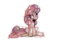 Size: 1155x794 | Tagged: safe, artist:zestyoranges, sweetie belle, g4, female, solo