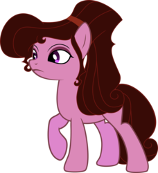 Size: 3404x3730 | Tagged: safe, artist:daydreamsyndrom, pony, hercules, high res, meg, megara, ponified, simple background, solo, transparent background, vector