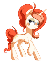 Size: 840x1087 | Tagged: safe, artist:pepooni, oc, oc only, oc:spotted rhythm, pony, female, freckles, mare, solo