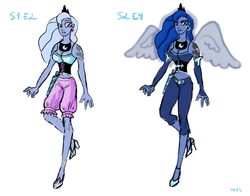 Size: 1339x1052 | Tagged: safe, artist:fr-13, artist:rgevskiy, princess luna, human, g4, humanized, pony coloring, s1 luna, simple background, winged humanization