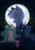 Size: 2500x3542 | Tagged: safe, artist:grinning-alex, artist:longinius, edit, nightmare moon, princess celestia, princess luna, alicorn, pony, g4, eyes closed, female, full moon, mare, moon, portrait, s1 luna