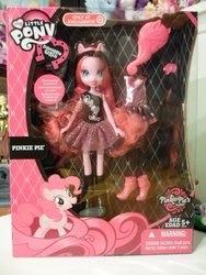 Size: 2736x3648 | Tagged: safe, pinkie pie, equestria girls, g4, doll, irl, merchandise, photo, pinkie pie's boutique, ponied up, target