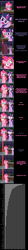 Size: 1000x9014 | Tagged: safe, artist:undead-niklos, flash sentry, pinkie pie, twilight sparkle, alicorn, pony, comic:pinkie pie says goodnight, g4, blushing, comic, female, mare, pink text, purple text, twilight sparkle (alicorn)