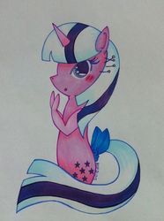 Size: 804x1081 | Tagged: safe, artist:airyu, twilight, g1, female, solo, traditional art