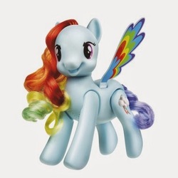 Size: 380x380 | Tagged: safe, rainbow dash, g4, colored wings, irl, multicolored wings, photo, rainbow power, rainbow wings, solo, toy