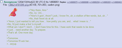 Size: 696x273 | Tagged: safe, big macintosh, oc, oc:femanon, g4, /mlp/, 4chan, 4chan screencap, anon in equestria, feels, greentext, rejection is magic, text