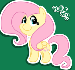 Size: 888x840 | Tagged: safe, artist:athene112, fluttershy, g4, chibi, female, solo