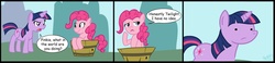 Size: 5000x1161 | Tagged: safe, artist:scritchy, pinkie pie, twilight sparkle, g4, comic