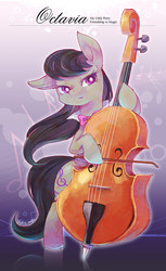 Size: 642x1050 | Tagged: safe, artist:shimabo, octavia melody, g4, cello, female, musical instrument, solo