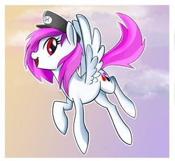 Size: 1800x1660 | Tagged: safe, artist:geminas0wng, oc, oc only, graffiti hooves, hat, solo
