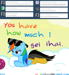 Size: 1280x1383 | Tagged: safe, artist:drumblastingquilava, daring do, rainbow dash, g4, ask, askdashanddo, tumblr