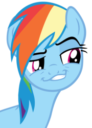 Size: 3200x4444 | Tagged: safe, artist:9x18, rainbow dash, pony, daring don't, g4, female, high res, simple background, smugdash, solo, transparent background, vector