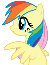 Size: 660x850 | Tagged: safe, artist:archive-alicorn, fluttershy, pegasus, pony, g4, magic duel, .svg available, female, mare, multicolored hair, rainbow hair, simple background, solo, svg, transparent background, vector