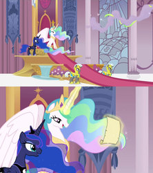 Size: 1280x1440 | Tagged: safe, princess celestia, princess luna, g4, royal guard