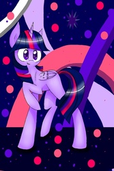 Size: 640x960 | Tagged: artist needed, safe, twilight sparkle, alicorn, pony, g4, abstract background, female, mare, solo, twilight sparkle (alicorn)