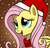 Size: 350x337 | Tagged: safe, artist:saber-panda, fluttershy, g4, christmas, cute, female, hat, santa hat, solo