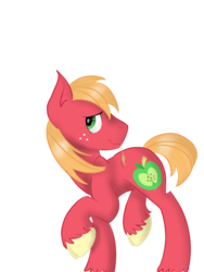 Size: 768x1024 | Tagged: safe, artist:rockystar11, big macintosh, earth pony, pony, g4, male, simple background, solo, stallion, transparent background