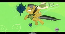 Size: 1152x609 | Tagged: safe, screencap, daring do, daring don't, g4, female, meme, solo, youtube caption