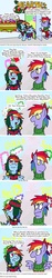 Size: 600x3167 | Tagged: safe, artist:ryuspike, rainbow blaze, rainbow dash, g4, christmas, clothes, comic, hearth's warming