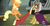 Size: 1152x607 | Tagged: safe, screencap, a.k. yearling, applejack, daring do, daring don't, g4, my little pony: friendship is magic, meme, youtube caption