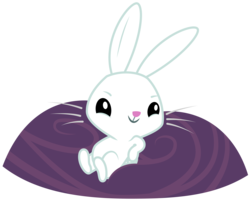 Size: 5000x4036 | Tagged: safe, artist:lahirien, angel bunny, castle mane-ia, g4, absurd resolution, angel is a bunny bastard, grin, male, simple background, smug, solo, transparent background, vector
