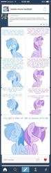 Size: 640x2161 | Tagged: safe, artist:ambris, rainbow dash, twilight sparkle, ask twidash, g4, cute, daaaaaaaaaaaw, earring, feather, female, kissing, lesbian, monochrome, necklace, ship:twidash, shipping, text, tumblr, twilight sparkle (alicorn)