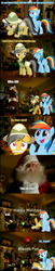 Size: 318x1544 | Tagged: safe, daring do, rainbow dash, g4, m&m's, parody, santa claus