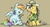 Size: 3130x1679 | Tagged: safe, artist:kyanchan, daring do, rainbow dash, daring don't, g4, blushing, fangirl, heart, unshorn fetlocks