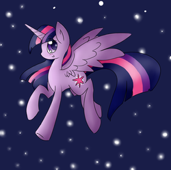 Size: 3848x3832 | Tagged: safe, artist:kyanchan, twilight sparkle, alicorn, pony, g4, female, mare, solo, twilight sparkle (alicorn)