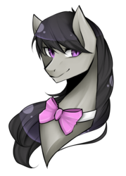 Size: 1000x1400 | Tagged: safe, artist:mscootaloo, octavia melody, g4, bowtie, female, portrait, solo