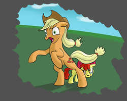 Size: 2952x2362 | Tagged: safe, artist:theandymac, apple bloom, applejack, g4, angry, defending, duo