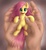 Size: 1375x1500 | Tagged: safe, artist:bluespaceling, fluttershy, human, pony, g4, cute, hand, happy, holding a pony, in goliath's palm, looking at you, micro, shyabetes, tiny, tiny ponies