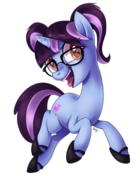 Size: 850x1070 | Tagged: safe, artist:heilos, oc, oc only, oc:pixelkitties, glasses, solo