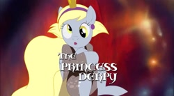 Size: 960x530 | Tagged: source needed, useless source url, safe, derpy hooves, pegasus, pony, ponies: the anthology 3, g4, cute, derpabetes, don bluth, don bluth's dragon's lair, female, mare, princess daphne, princess derpy, solo