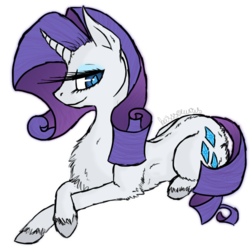 Size: 752x744 | Tagged: safe, artist:kavivienne, rarity, g4, female, hooves, solo, unshorn fetlocks