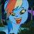 Size: 862x865 | Tagged: safe, edit, rainbow dash, g4, female, smugdash, solo, wat