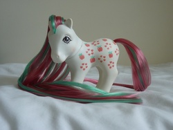 Size: 1024x768 | Tagged: safe, artist:thebluemaiden, mommy apple delight, g1, customized toy, irl, photo, solo, toy