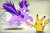 Size: 888x579 | Tagged: safe, artist:ravenevert, twilight sparkle, oc, pikachu, pony, unicorn, g4, crossover, electricity, female, mare, mirror, pokémon, shocked, simple background, unicorn twilight