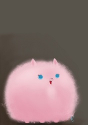 Size: 624x886 | Tagged: safe, artist:sugarheartart, oc, oc only, oc:fluffle puff, chibi, solo