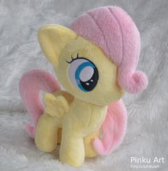 Size: 1600x1623 | Tagged: safe, artist:pinkuart, fluttershy, g4, irl, photo, plushie